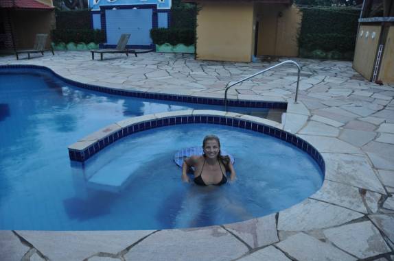 Piscina do Hotel Casarão da Amazônia, em Soure, na Ilha de Marajó - PA